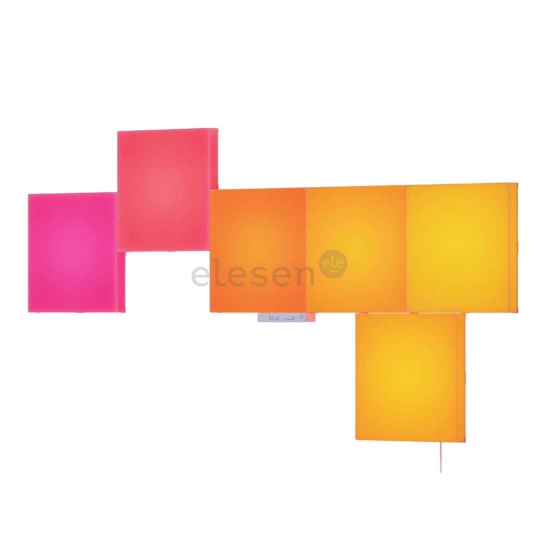 Nanoleaf Blocks Squares Smarter Kit, 6 panelės - Išmanios LED panelės