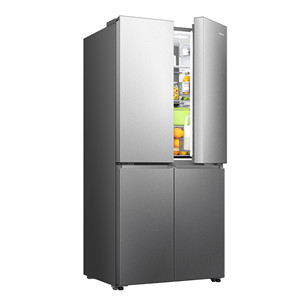 SBS šaldytuvas Hisense, Cross Door, No Frost, 483 L, aukštis 179 cm, pilkas  Prekė-RQ5P470SAIE