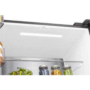 SBS šaldytuvas Hisense, Cross Door, No Frost, 483 L, aukštis 179 cm, pilkas  Prekė-RQ5P470SAIE