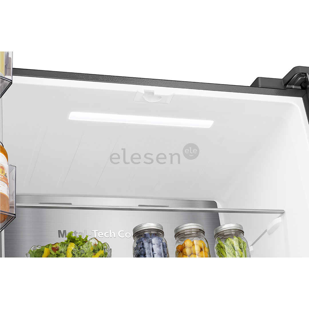 SBS šaldytuvas Hisense, Cross Door, No Frost, 483 L, aukštis 179 cm, pilkas  Prekė-RQ5P470SAIE