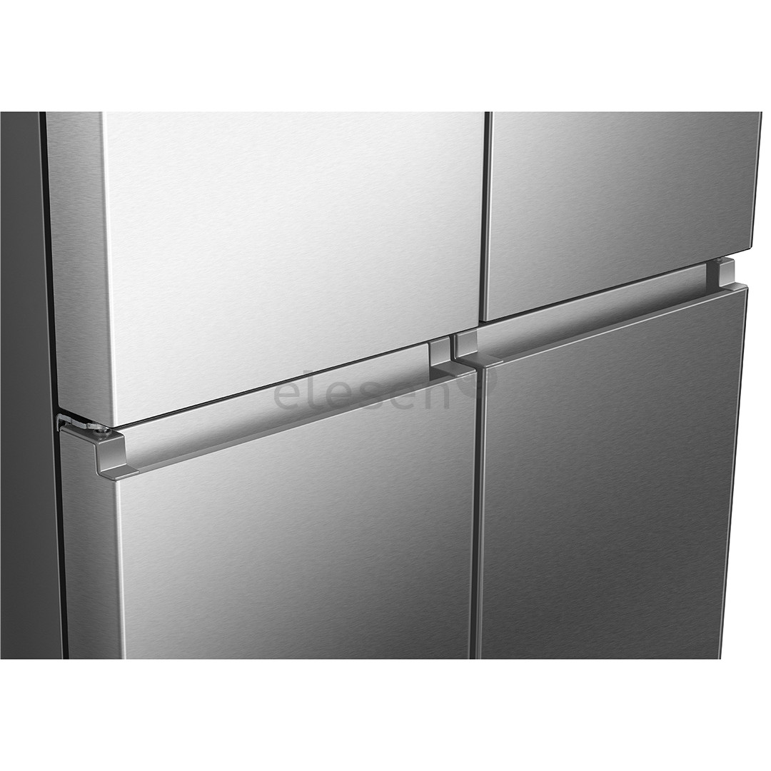 SBS šaldytuvas Hisense, Cross Door, No Frost, 483 L, aukštis 179 cm, pilkas  Prekė-RQ5P470SAIE