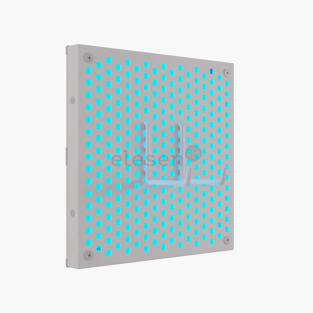 Nanoleaf Blocks Light Pegboard Add-On Kit, 1 panel, gray - Smart LED pegboard