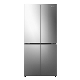 Hisense, Cross Door, No Frost, 483 л, высота 179 см, серый - SBS-холодильник