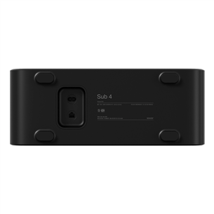 Belaidis žemųjų dažnių garsiakalbis  Sonos Sub 4, Wi-Fi, juodas   Prekė–SUBG4EU1BLK