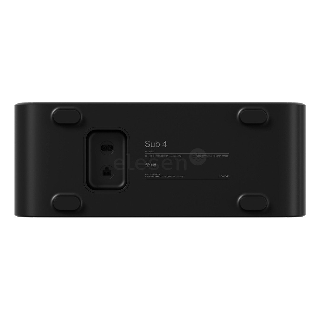 Sonos Sub 4, Wi-Fi, black - Wireless subwoofer