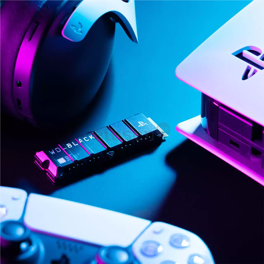 Western Digital WD_BLACK SN850P, 2 TB, PS5, juoda - SSD