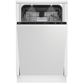 Beko, 10 komplektų talpa - Įmontuojama indaplovė