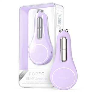 Foreo BEAR™ 2 Eyes & Lips, violetinis – Mikro srovės prietaisas raukšlių lyginimui