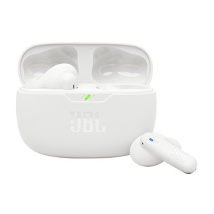 JBL Wave Beam 2, baltos - Belaidės ausinės JBLWBEAM2WHT