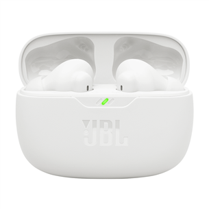 JBL Wave Beam 2, baltos - Belaidės ausinės