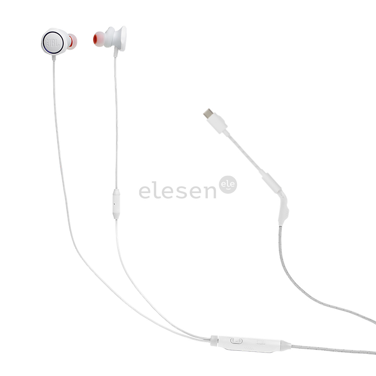 JBL Quantum 50C, USB-C, baltos - Ausinės