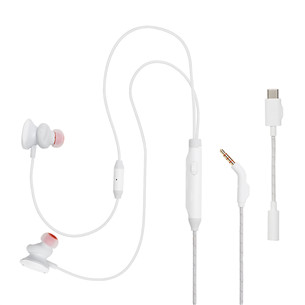 JBL Quantum 50C, USB-C, baltos - Ausinės