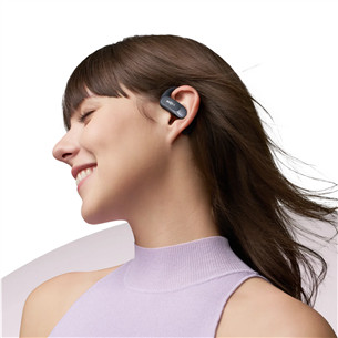 Shokz OpenFit Air, open-ear, juodos - Belaidės ausinės