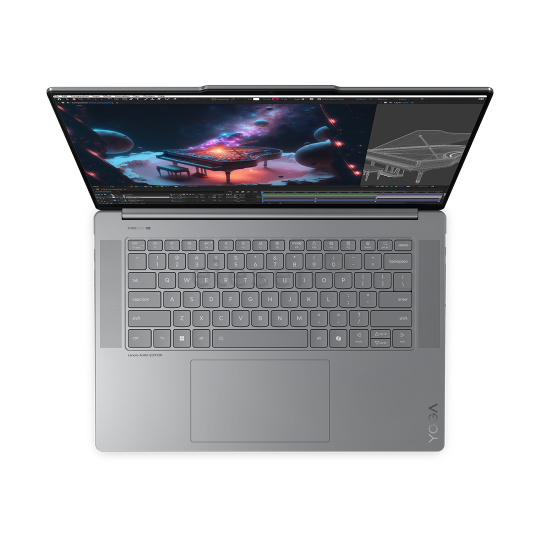 Lenovo Yoga Slim 7i 15ILL9, 15,3'', 2.8K, WQXGA+, Ultra 7, 32 GB, 512 GB, Copilot+, ENG, luna grey - Notebook