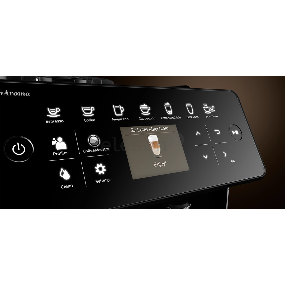 Kavos aparatas Saeco GranAroma, juodas   Prekė - SM6480/00