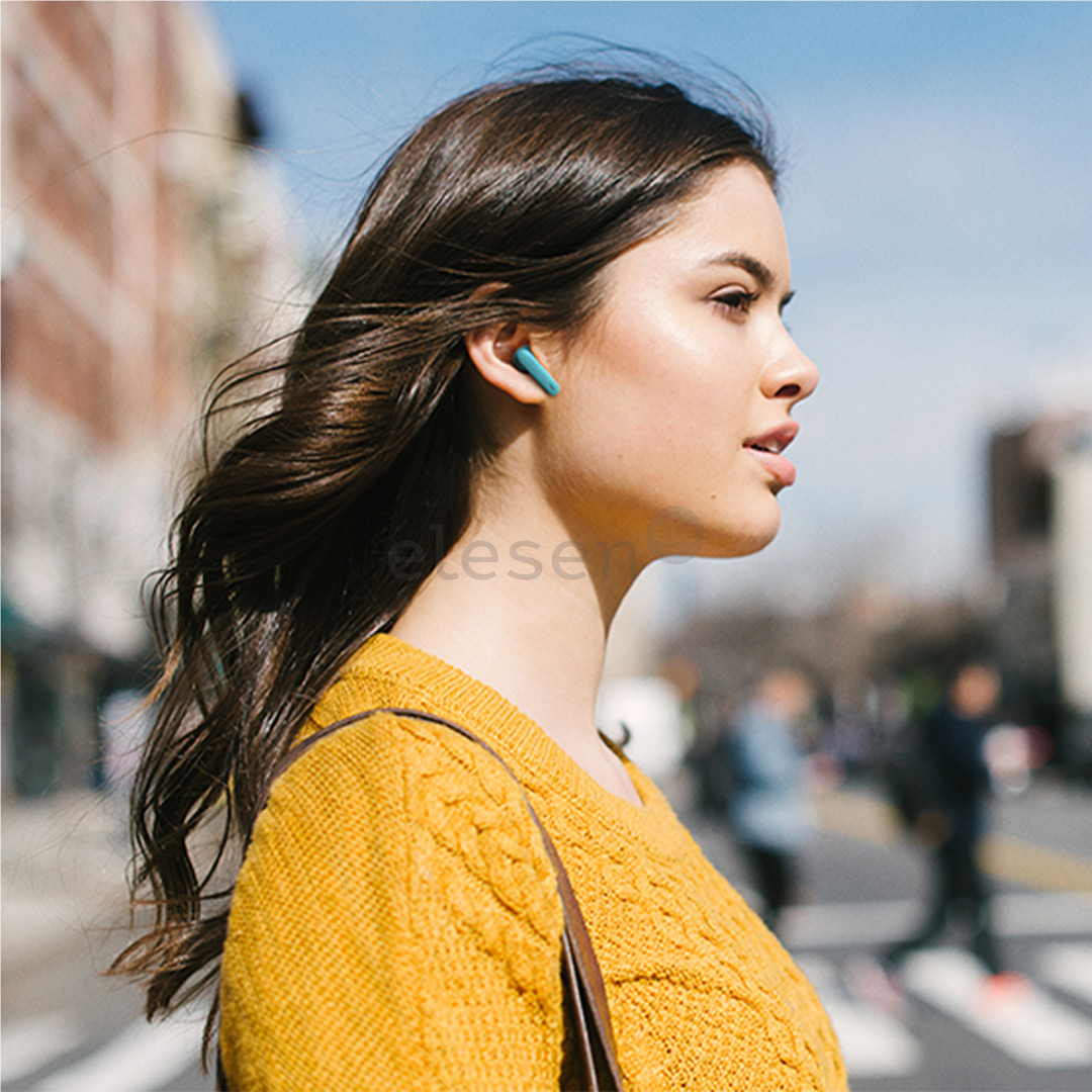 JBL Wave Flex 2, mėlynos - Belaidės ausinės