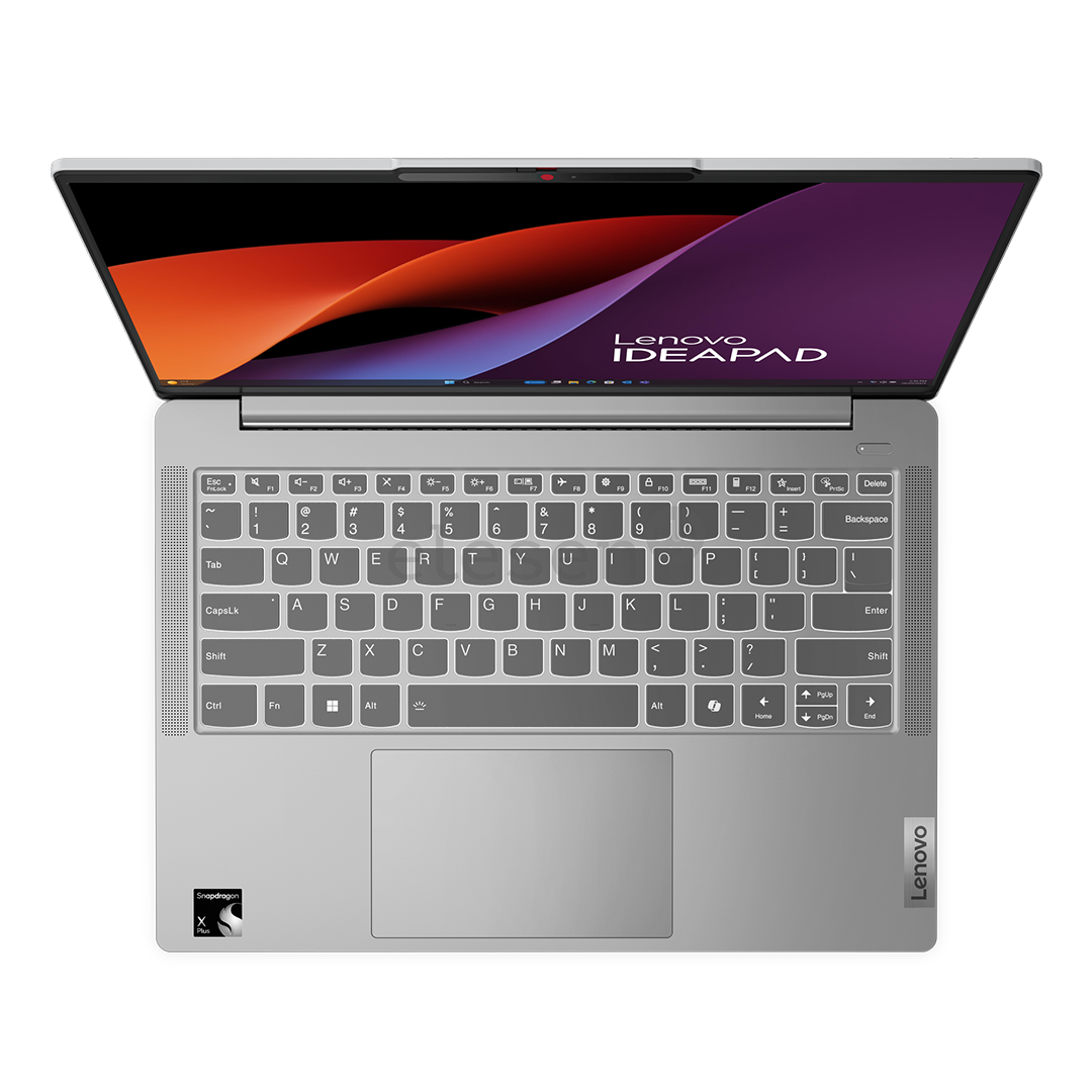 Lenovo IdeaPad Slim 5 14Q8X9, 14'', WUXGA, X Plus, 32 GB, 512 GB, Copilot+, ENG, pilkas – Nešiojamas kompiuteris
