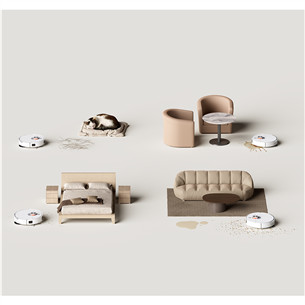 Xiaomi S20+, Wet & Dry, juodas - Dulkių siurblys robotas