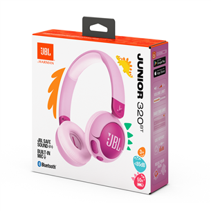 JBL Junior 320BT, violetinės - Vaikiškos ausinės