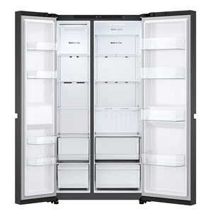 Šaldytuvas  LG, NoFrost, 664 L, aukštis 179 cm, juodas   Prekė-GSBC40EPPE.AEPQEUR