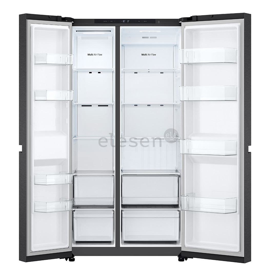 Šaldytuvas  LG, NoFrost, 664 L, aukštis 179 cm, juodas   Prekė-GSBC40EPPE.AEPQEUR