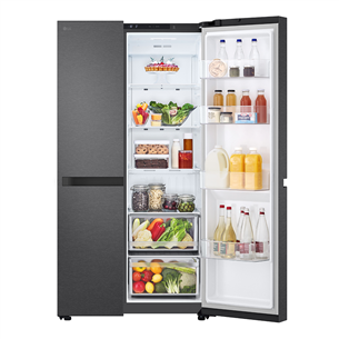 Šaldytuvas  LG, NoFrost, 664 L, aukštis 179 cm, juodas   Prekė-GSBC40EPPE.AEPQEUR