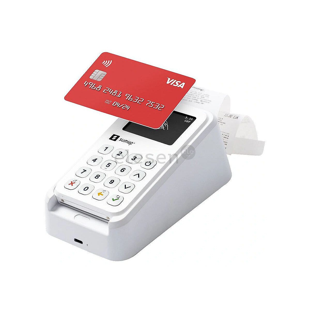 SumUp 3G Payment Kit, white - Card reader with receipt printer