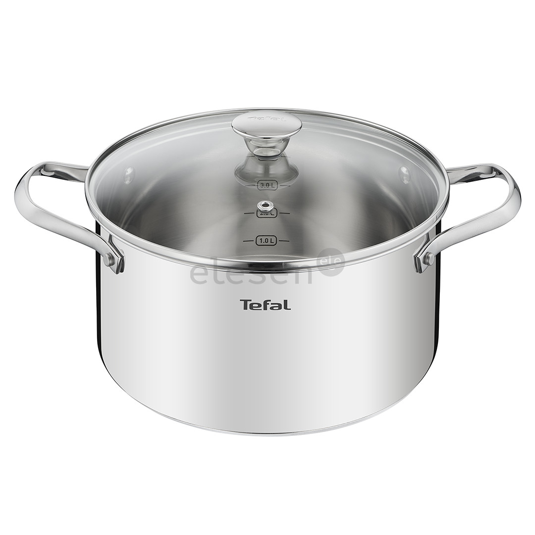 Tefal Cook Eat, 16/20/24 cm, 7 vnt. - Puodų ir keptuvių rinkinys