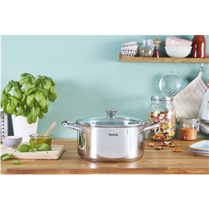 Tefal Cook Eat, 16/20/24 cm, 7 vnt. - Puodų ir keptuvių rinkinys