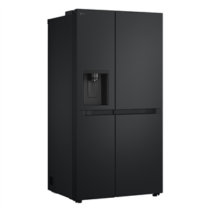 SBS šaldytuvas  LG, Water & Ice Dispenser, 641 l, aukštis 179 cm, juodas   Prekė-GSLC41EPPE.AEPQEUR