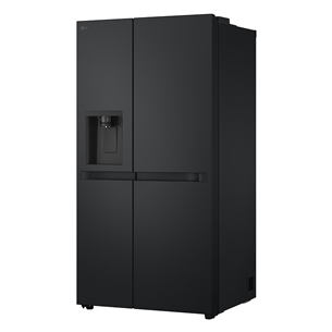 SBS šaldytuvas  LG, Water & Ice Dispenser, 641 l, aukštis 179 cm, juodas   Prekė-GSLC41EPPE.AEPQEUR