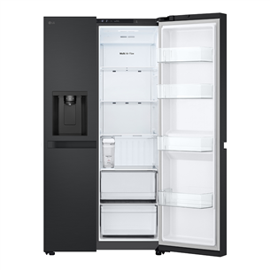 SBS šaldytuvas  LG, Water & Ice Dispenser, 641 l, aukštis 179 cm, juodas   Prekė-GSLC41EPPE.AEPQEUR