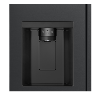 SBS šaldytuvas  LG, Water & Ice Dispenser, 641 l, aukštis 179 cm, juodas   Prekė-GSLC41EPPE.AEPQEUR