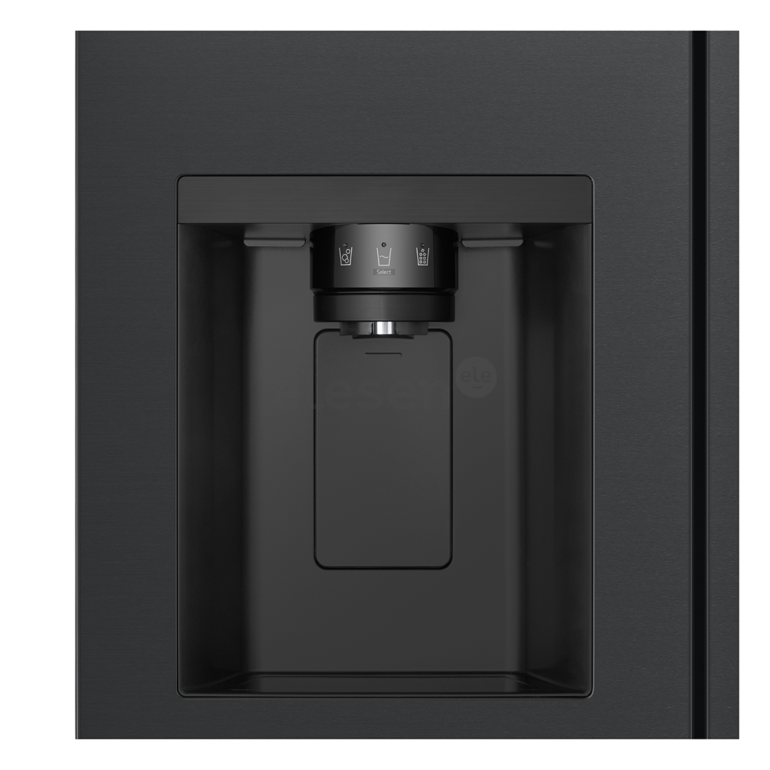 SBS šaldytuvas  LG, Water & Ice Dispenser, 641 l, aukštis 179 cm, juodas   Prekė-GSLC41EPPE.AEPQEUR