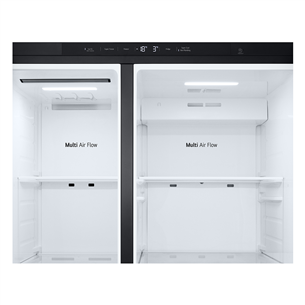 SBS šaldytuvas  LG, Water & Ice Dispenser, 641 l, aukštis 179 cm, juodas   Prekė-GSLC41EPPE.AEPQEUR