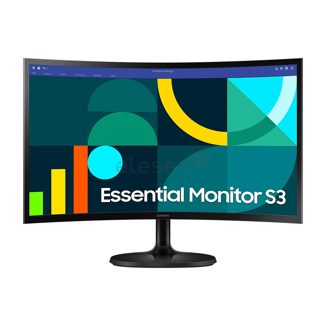 Samsung S36GD, 24'', 100 Hz, VA, FHD, curved, black - Monitor