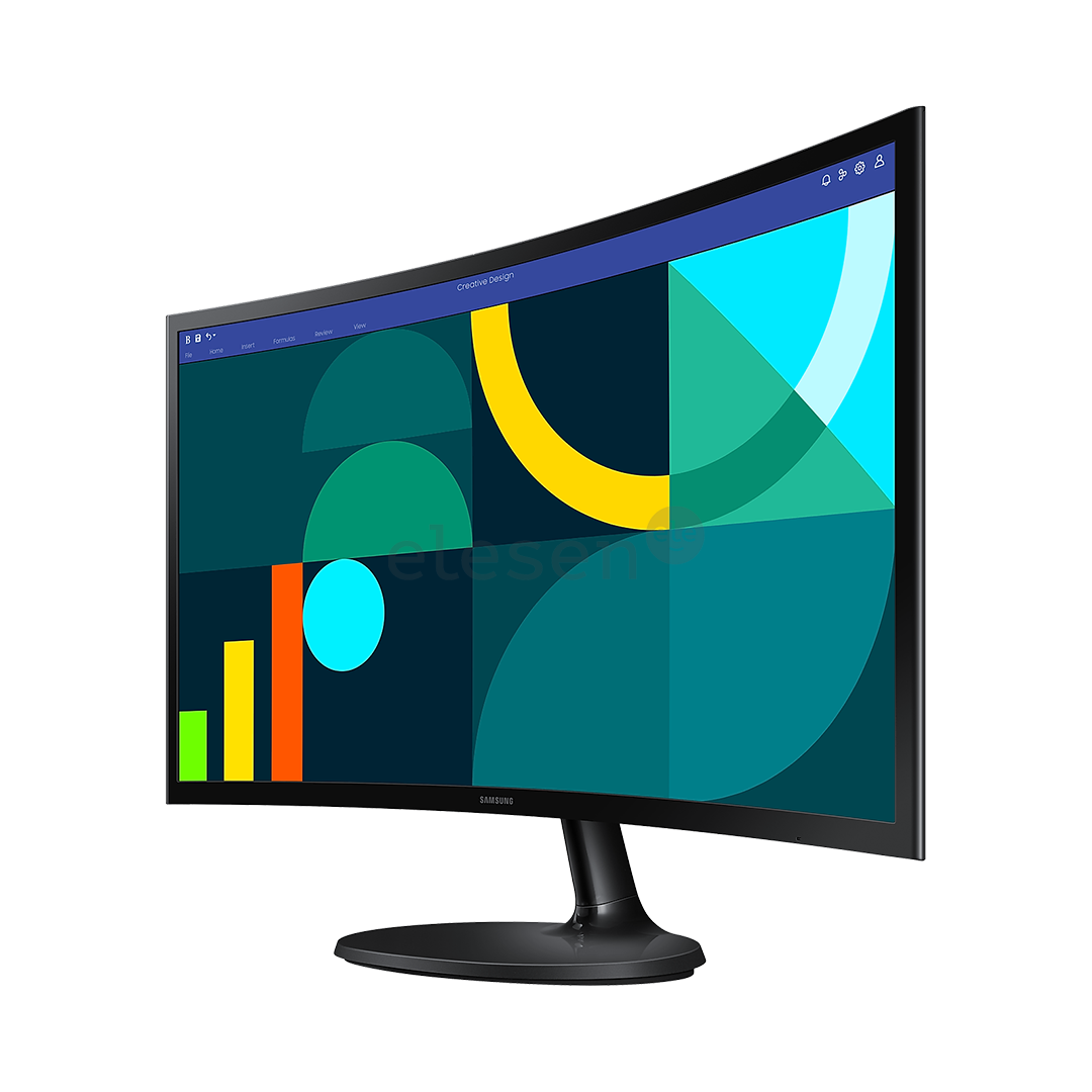 Samsung S36GD, 24'', 100 Hz, VA, FHD, curved, black - Monitor