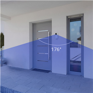 EZVIZ DB2 Pro, 2K, maitinamas baterijomis, baltas - Išmanusis durų skambutis su kamera