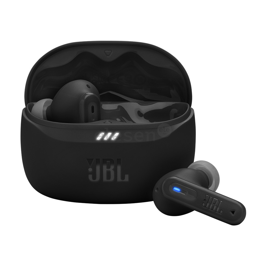 JBL Tune Beam 2, juodos - Belaidės ausinės