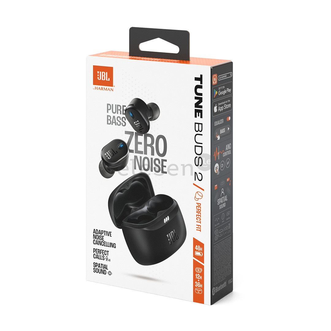 JBL Tune Buds 2, черный - Полностью беспроводные наушники