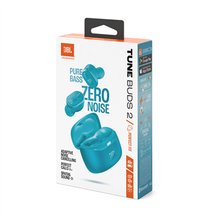 JBL Tune Buds 2, turkio spalvos - Belaidės ausinės