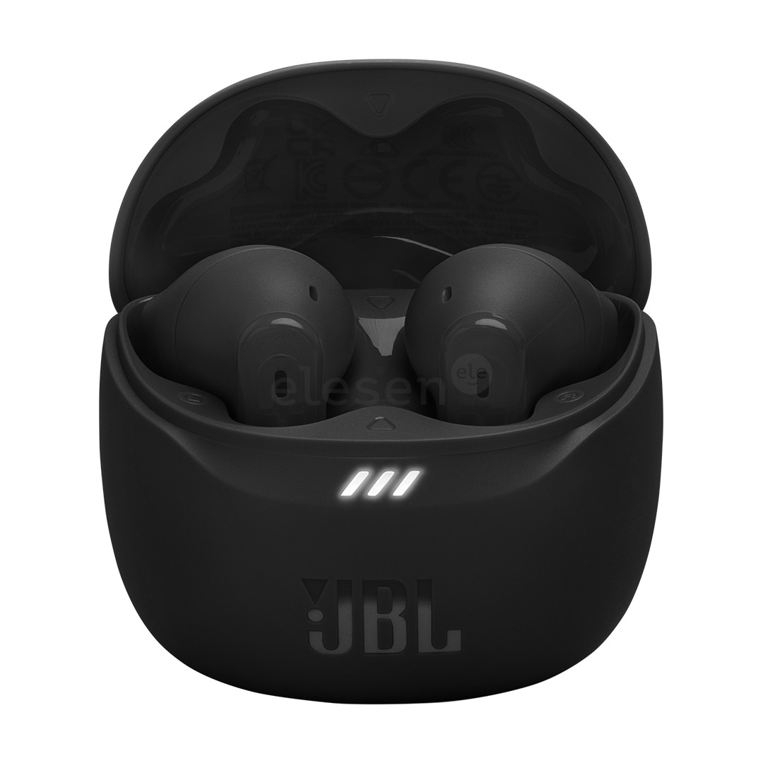 JBL Tune Flex 2, juodos - Belaidės ausinės