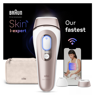 Fotoepiliatorius  Braun IPL Skin i-Expert Pro 7 PL7147, baltas/auksinis