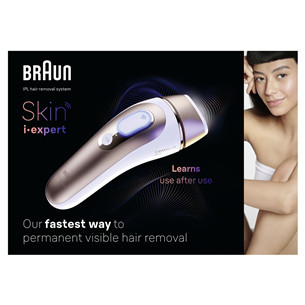 Braun IPL Skin i-Expert Pro 7 PL7147, white/golden - IPL hair removal device
