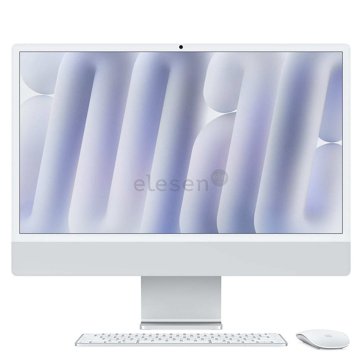 Apple iMac 24" (2024), M4 10C/10C, 24 ГБ, 512 ГБ, ENG, серебристый - Настольный компьютер "все в одном" MCR24ZE/A