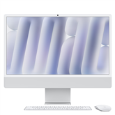 Kompiuteris Apple iMac 24" (2024), M4 10C/10C, 24 GB, 512 GB, RUS, silver Prekė–MCR24RU/A