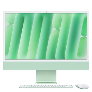 Kompiuteris  Apple iMac 24" (2024), M4 10C/10C, ​​16 GB, 256 GB, SWE, green   Prekė–MWUY3KS/A MWUY3KS/A