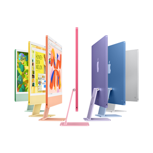 Apple iMac 24" (2024), M4 8C/8C, 16 ГБ, 256 ГБ, RUS, розовый - Настольный компьютер "все в одном"