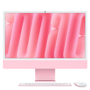 Kompiuteris  Apple iMac 24" (2024), M4 8C/8C, 16 GB, 256 GB, SWE, pink   Prekė–MWUG3KS/A MWUG3KS/A