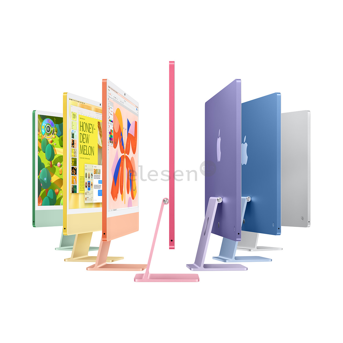 Kompiuteris  Apple iMac 24" (2024), M4 10C/10C, ​​24 GB, 512 GB, RUS, blue   Prekė–MD2T4RU/A